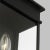 Transitional Chapman & Myers by Visual Comfort Studio Cupertino 1-Light Outdoor Small Lantern Sconce in Textured Black For Sale - Image 3 of 6