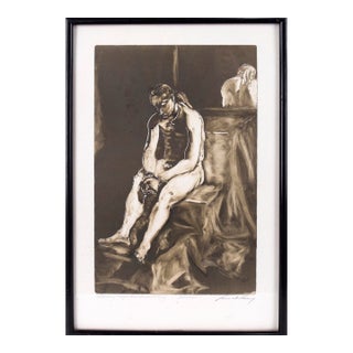 "Reflecting Thoughts About Remembering" - Monoprint For Sale