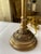 Vintage Brass Table Lamp With Burgundy Embroidered Shade, Gold Scroll Motif & Crystal Drops, Traditional Hollywood Regency Decor For Sale - Image 12 of 12