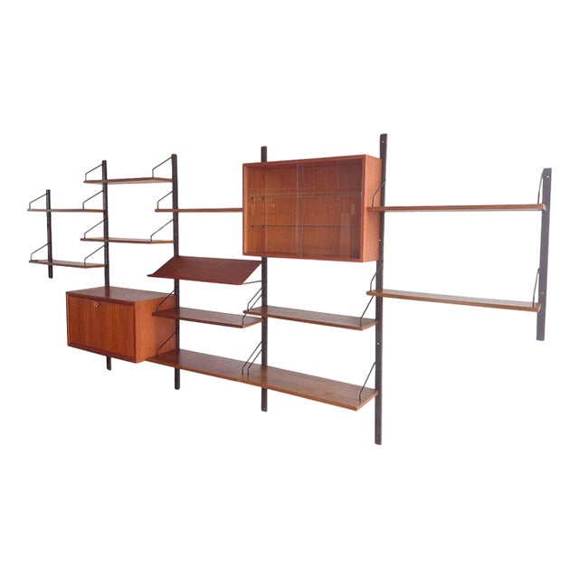 Vintage Royal System Wall Unit by Poul Cadovius, Denmark, 1960s For Sale