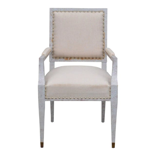 1940s Vintage Andre Arbus Inspired Chic French Armchair For Sale