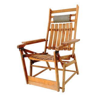 Thonet Siesta Medical Deck Chair by Hans and Wassili Luckhardt for Gebrüder Thonet, 1938 For Sale