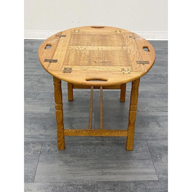 Traditional 1960s Butlers Tray Table Traditional Sid Table For Sale - Image 3 of 13
