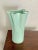 Ceramic Modern Mint Green Scalloped Ceramic Vase For Sale - Image 7 of 7
