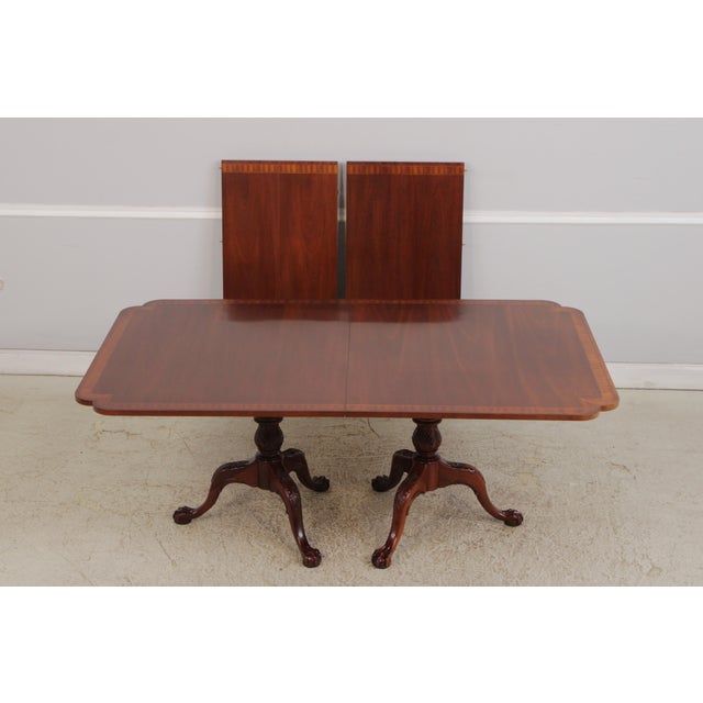 Age: Approx: 25 Years Old Details: Ball & Claw Feet Nice Carved Details Quality Construction Nice Inlay Work Throughout...