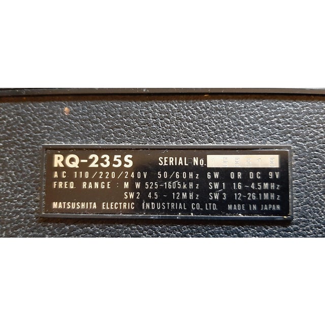 Silver Vintage RQ-2335 Radio from National Panasonic, 1960s For Sale - Image 8 of 18