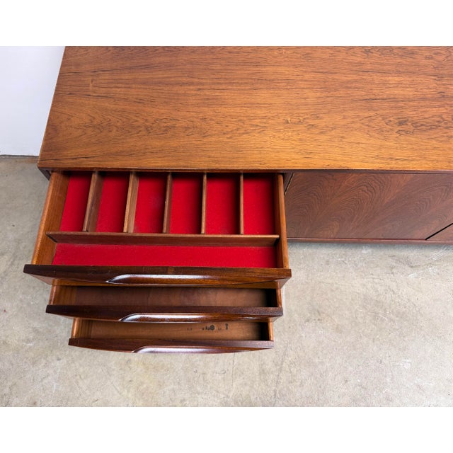 1960s 1960s Mid Century Modern Rosewood Sideboard Credenza by McIntosh For Sale - Image 5 of 12