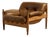 Danish Leather Lounge Chair, 1960s For Sale