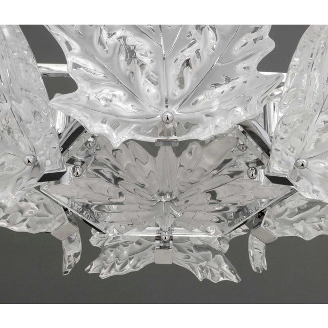 Lalique Champs-Elysees Two-Tier Chandelier For Sale - Image 16 of 18