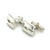 1990s Pair of Gucci Estate Mens Cufflinks Silver For Sale In New York - Image 6 of 7