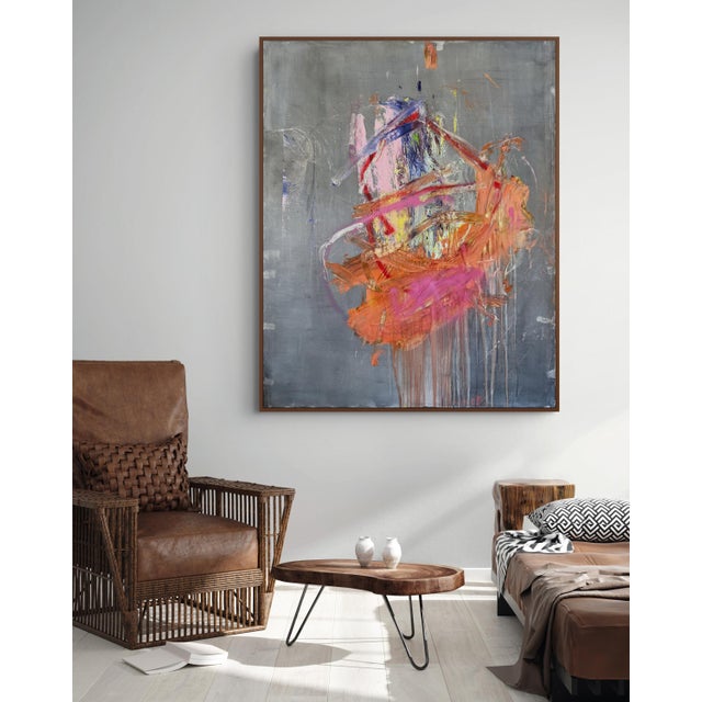 This artwork will be shipped flat within the US. If shipped outside of the US this work will be shipped rolled in a dent-...