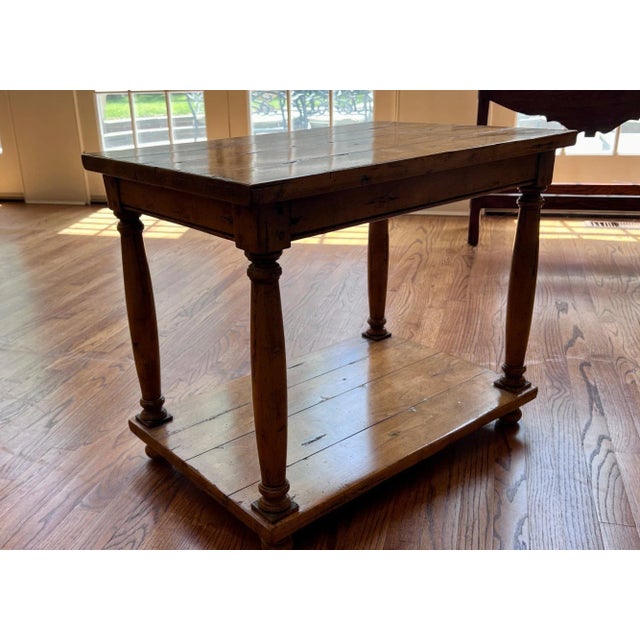 Wood Guy Chaddock Hand Crafted Stained Maple Accent Side Table For Sale - Image 7 of 7