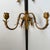 Hollywood Regency Gilt Iron Sword Form Two Arm Candle Wall Sconce, 36”h For Sale - Image 4 of 11