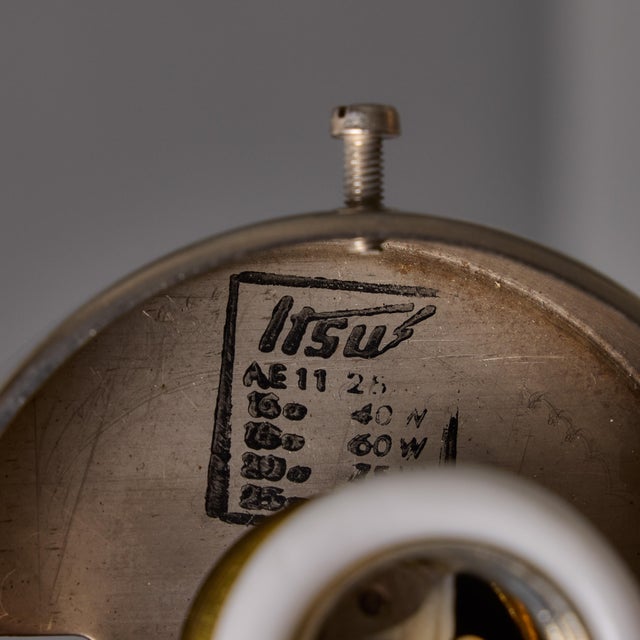 1950s Mauri Almari Model Ea 11 Glass and Metal Wall or Ceiling Lamp for Itsu For Sale - Image 18 of 18