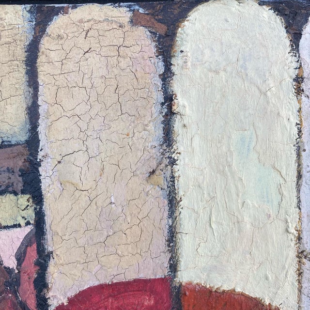 Mid Century Paul Chelko Abstract Painting For Sale In Denver - Image 6 of 7