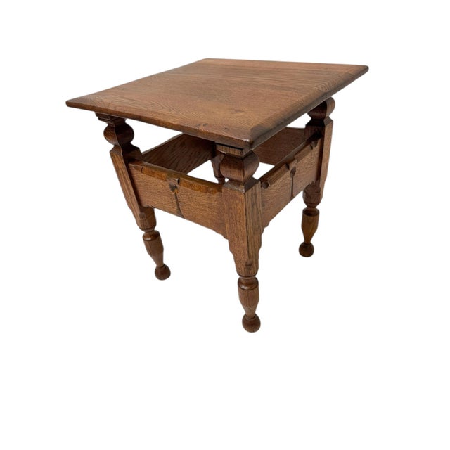 Aesthetic Movement Side Table by C. Fischer Amsterdam, 1900s For Sale - Image 11 of 11