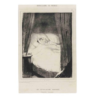 Paul Gavarni, A Shared Poultice \., Mid-19th Century, Lithograph For Sale