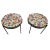 2020s Outdoor Multi Color Mosaic Side Table For Sale - Image 5 of 8