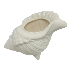 Vintage Ceramic Shell Planter