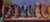 Boot Camp by Pam Ingalls | Oil on Board Painting of various boots on a shelf For Sale