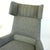 Wood Monumental Grey Austrian Mid-Century Wingback Armchair by Oswald Haerdtl For Sale - Image 7 of 13
