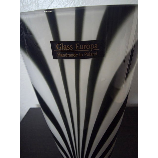 Collectors of Polish studio glass will recognize its similarities to "Zebra" pattern works produced by renowned Polish...