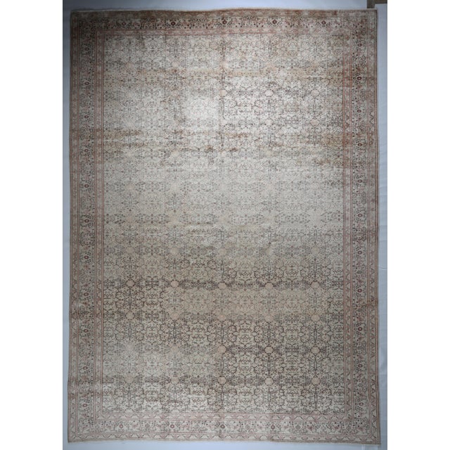 This listing is for an exceptional vintage handmade Turkish rug coming from Kayseri.i can say the wool is like very fine...