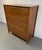 Mainline by Hooker Mainline by Hooker Mid-Century Walnut and Brass Five Drawer Highboy Dresser, Attributed For Sale - Image 4 of 15