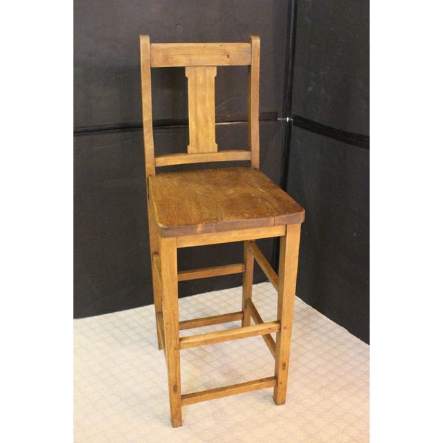 1943 English Arts & Crafts Design Clerk's Stool For Sale - Image 9 of 9