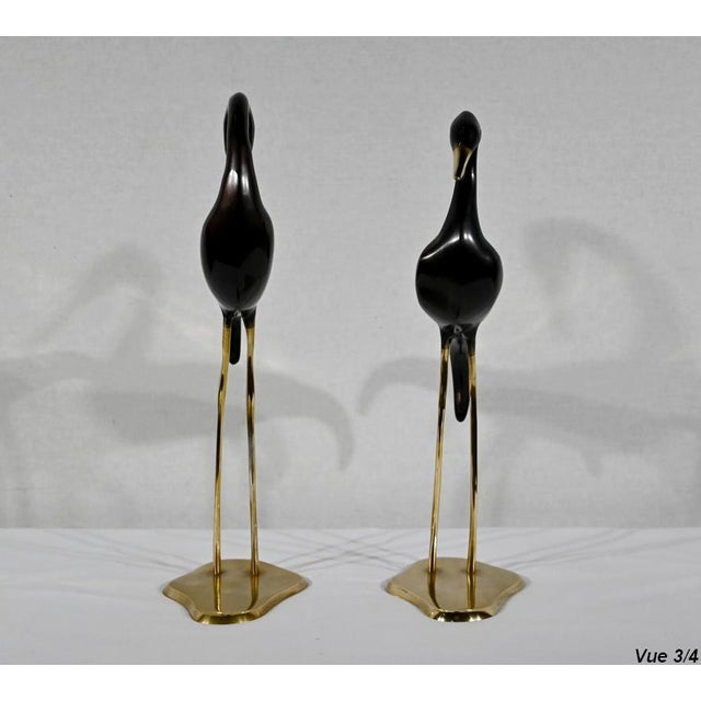 Metal Water Bird Sculptures, 1940, Set of 2 For Sale - Image 18 of 18
