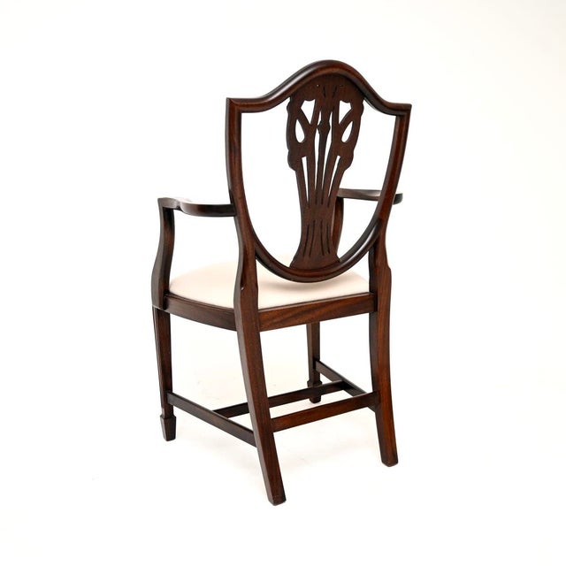 Shield Back Dining Chairs, 1930, Set of 10 For Sale - Image 6 of 11