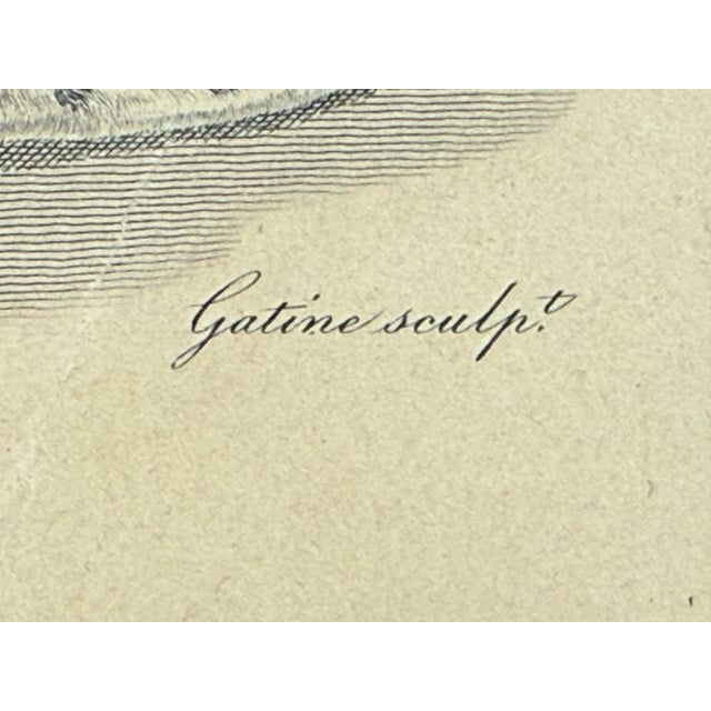 Lanté & Gatine "Marie De Hainaut" Engraved Portrait, Antique For Sale - Image 10 of 12
