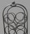 Vintage Wrought Iron Freestanding Countertop Eight Bottle Wine Rack For Sale - Image 4 of 8