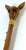 German Black Forest Style Carved Deer Head Baton with Brass Mounts, Circa 1930s For Sale - Image 12 of 14