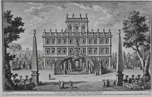 After Giuseppe Vasi, Casino della Villa Altieri sul monte Esquilino, 18th Century