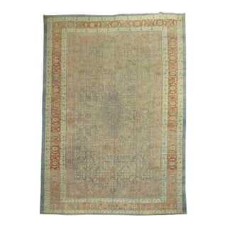 Early 20th Century Zabihi Collection Oversize Persian Bibikabad Rug - 10'8" x 16'7" For Sale