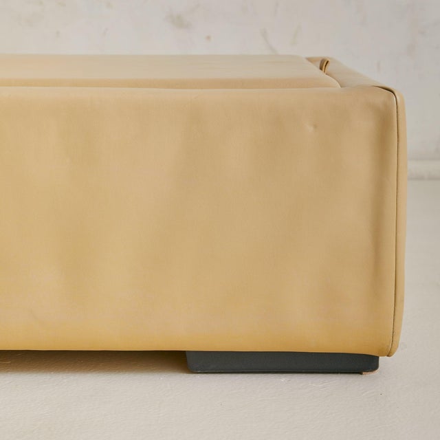 Modern French Leather Coffee Table with Storage by Ligne Roset, 1970s For Sale - Image 3 of 11