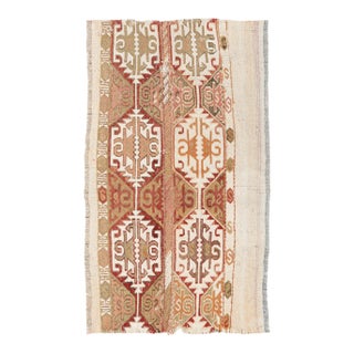 Vintage Small Decorative Kilim Rug - 2`6″ X 4`5″ For Sale
