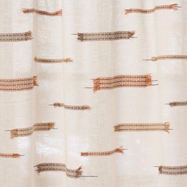 2020s Schumacher Elysia Sheer Fabric In Neutral For Sale - Image 5 of 5