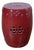 Late 20th Century Traditional Asian Garden Stool or Plant Stand From Gumps Oxblood Glazed Ceramic For Sale