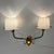 Mid-Century Italian Double Arm Wall Light, 1950s For Sale - Image 3 of 9