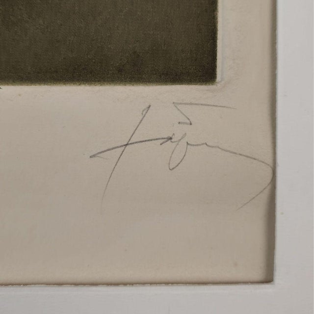 Paper Antoni Tàpies, Blanc central, 1982, Etching, Framed For Sale - Image 7 of 9