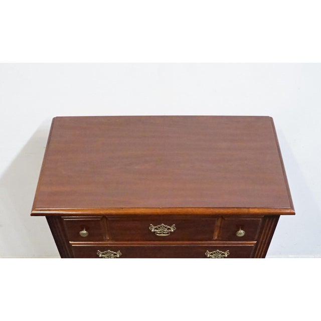 Brown Broyhill Furniture Cherry Early American Traditional Style 32" Chest of Drawers 2325-a-14722 For Sale - Image 8 of 12