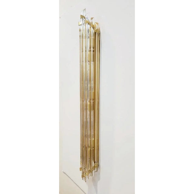 Not Yet Made - Made To Order 21st Century Maestoso Murano Triedri Glass Rod Sconce by Fabio LTD For Sale - Image 5 of 10