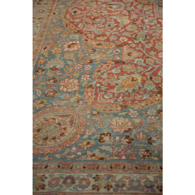 Textile Vintage Distressed Meshed Carpet - 10'3" X 13'3" For Sale - Image 7 of 12