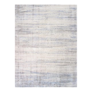Pasargad Home Modern Silver Area Rug- 6' 0" X 9' 0" For Sale