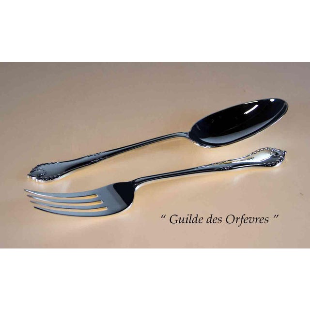 1980s Silver Complete European Cutlery Set 145 Pieces, Chesterfield Pattern - 145 pcs For Sale - Image 16 of 18