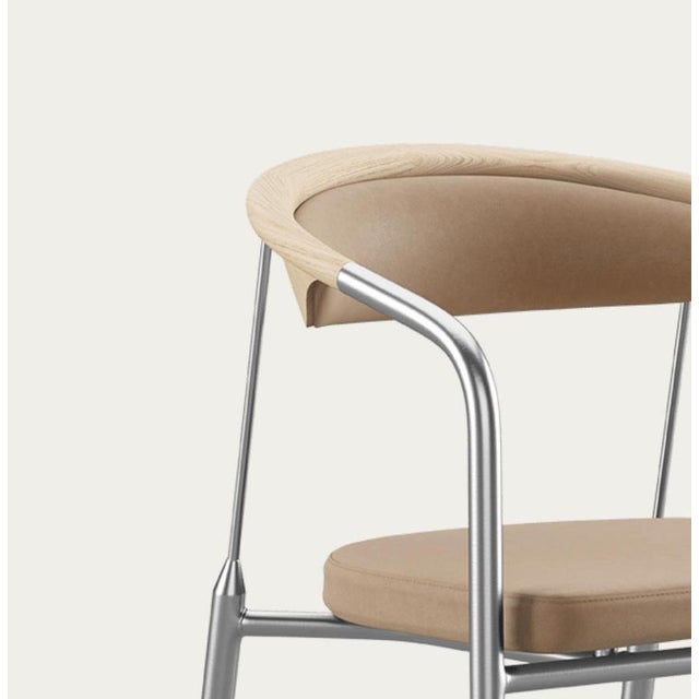 Not Yet Made - Made To Order Chairman Chair in Oak with Upholstery in Lime by Henrik Tengler for One Collection For Sale - Image 5 of 14