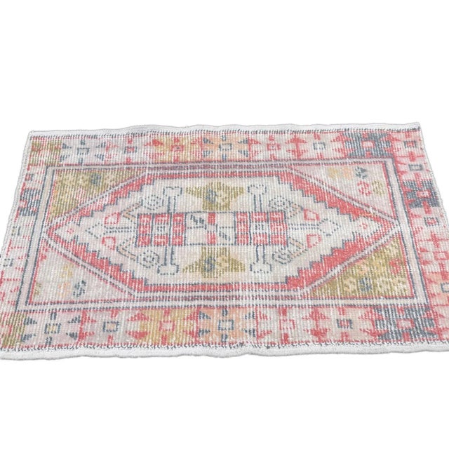 Oushak Rug 2'5'' X 3'9'' For Sale - Image 10 of 12