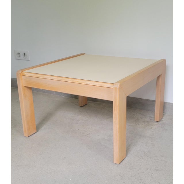 Vintage Armchairs and Coffee Table by André Sornay, 1980s, Set of 3 For Sale - Image 11 of 18